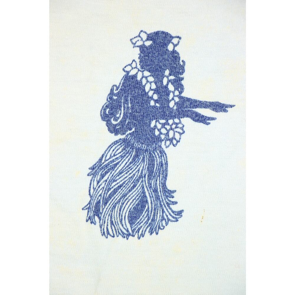 80s Vintage Hula's Bar & Lei Stand Waikiki Hawaii Souvenir LGBTQ Gay Bar T Shirt - Picture 4 of 4